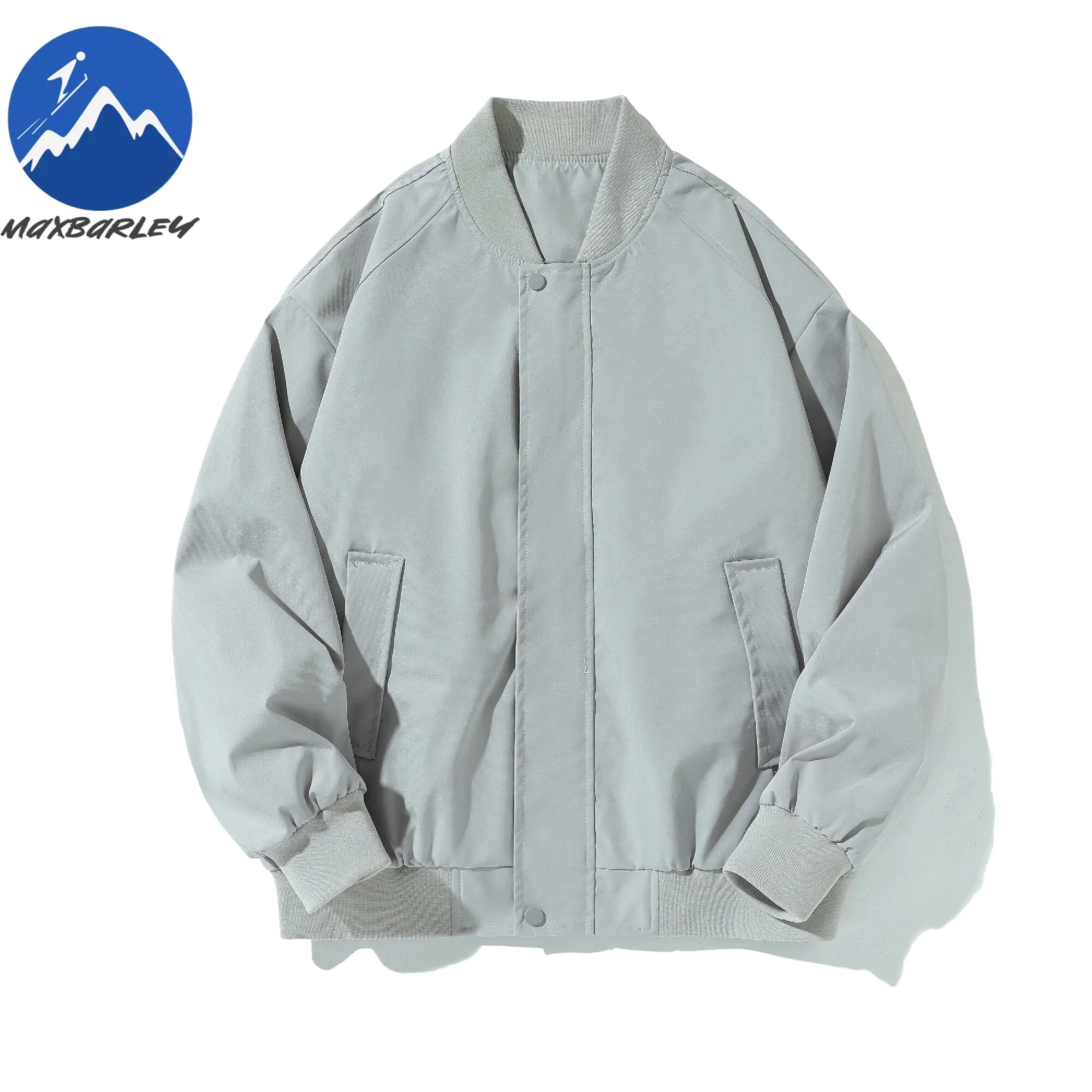 

Весеннее бейсбольное пальто, мужские куртки, новинка 2025, модная минималистичная гонконгская стильная куртка в стиле Харадзюку для пар, студенческая стильная свободная куртка