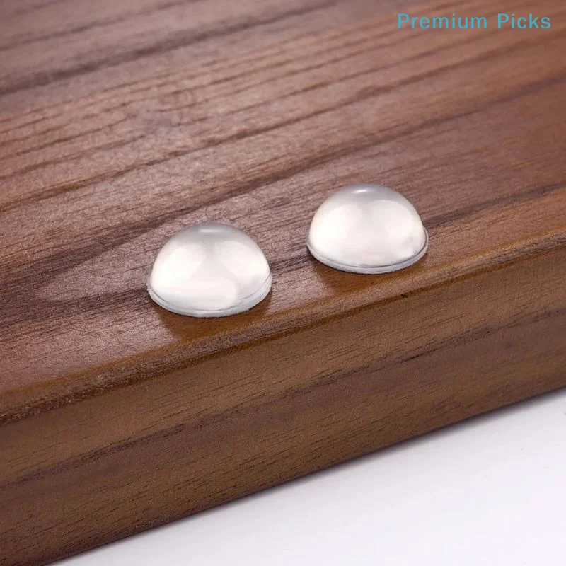 portableSelf Adhesive Silicone Damper Buffer Transparent Anti Collision Door Stopper for Drawer Cupboard Furniture