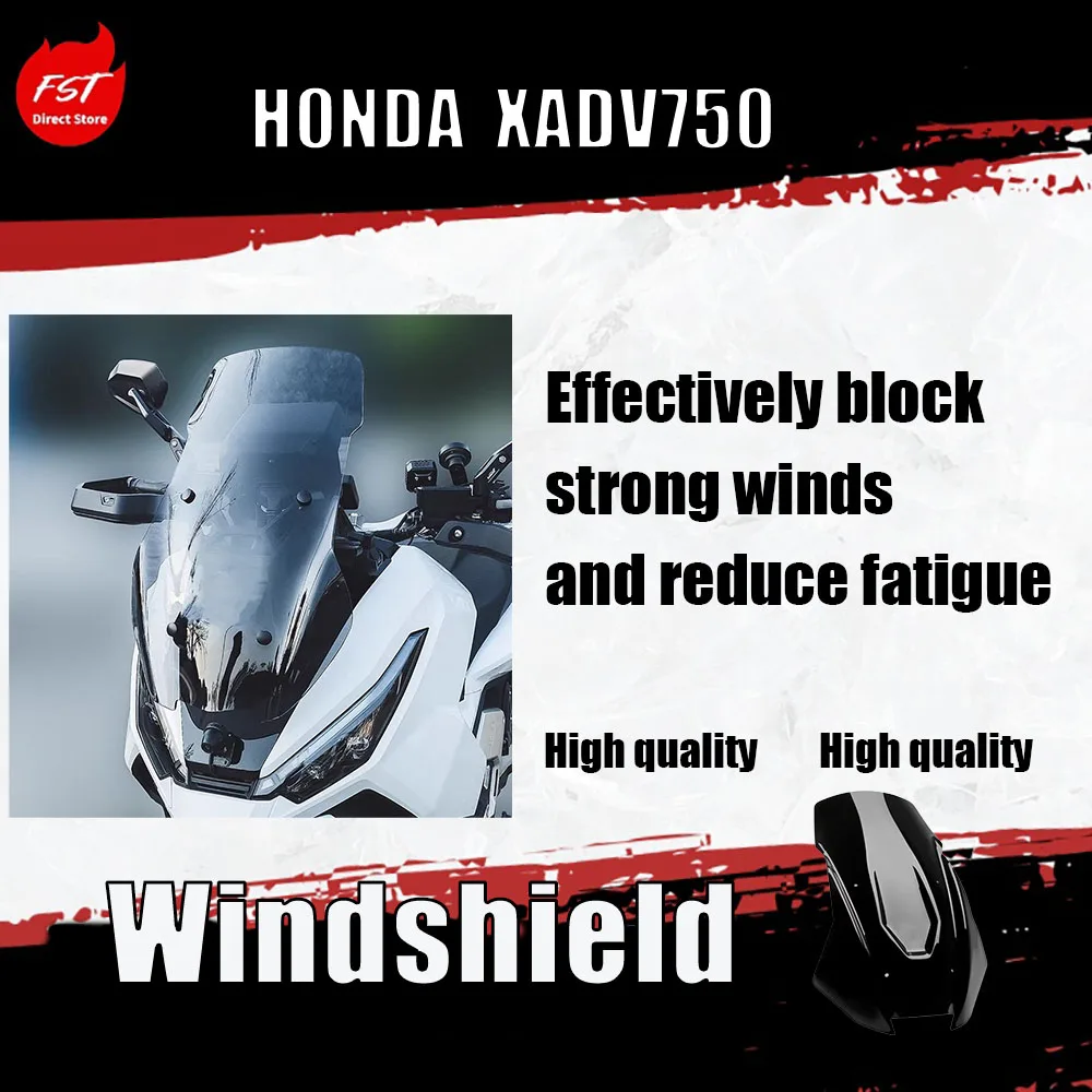 For Honda XADV750 Windscreen Modification Kit Elevate Windshield Front Splash Guard Accessories for Motorcycle