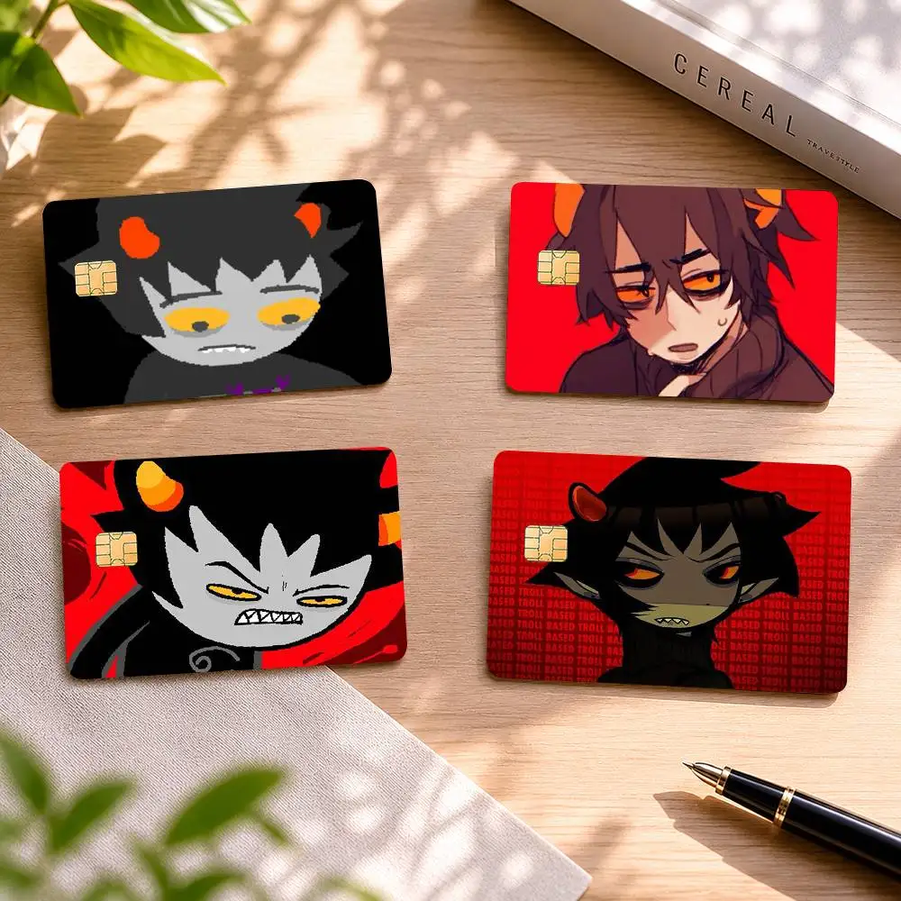 K-Karkat V-Vantas 4pcs 1Set Film Skin for Debit Credit Bank Visa Card Decal Cover