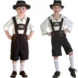 Halloween Alpine Folk Costumes Drama Stage Costumes Children's Children's Day Oktoberfest Boys Performance Costumes