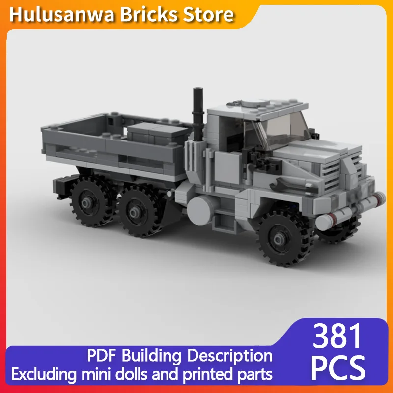 

7 Ton Military Truck Model MOC Building Bricks War Equipment Modular Technology Gifts Holiday Assemble Children Toys Suit