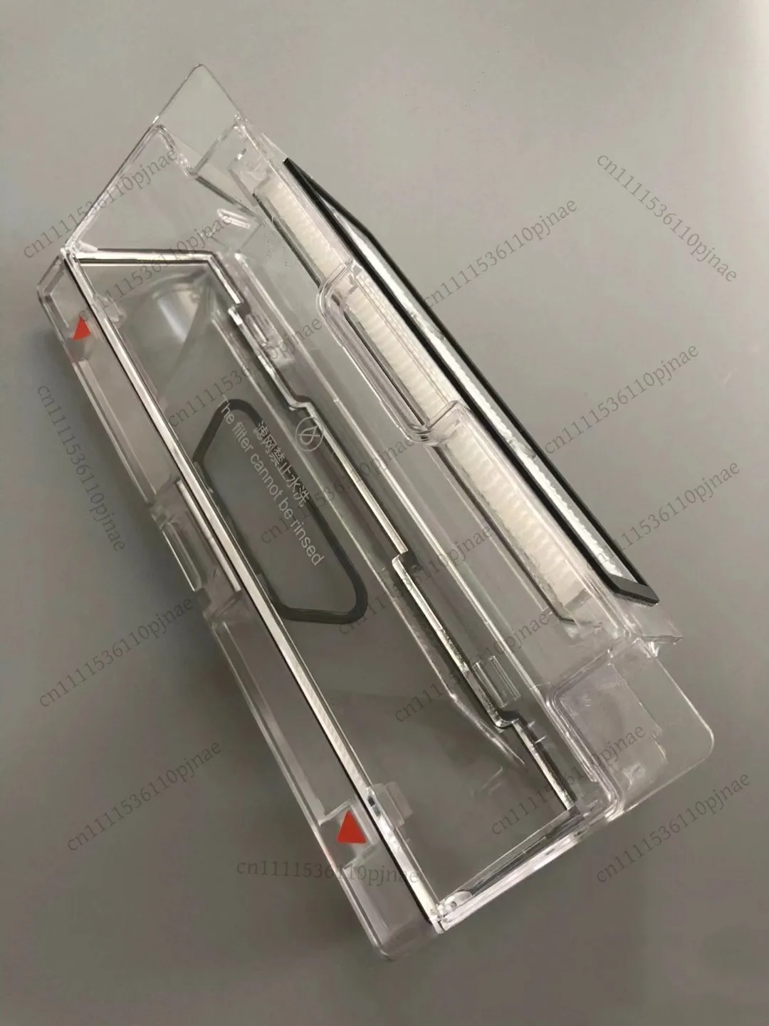 Robot Vacuum Dust Box Assembly with Filter Replacement Accessories Compatible with 1st Gen 1S Smart Sweeper Cleaning Spare Parts