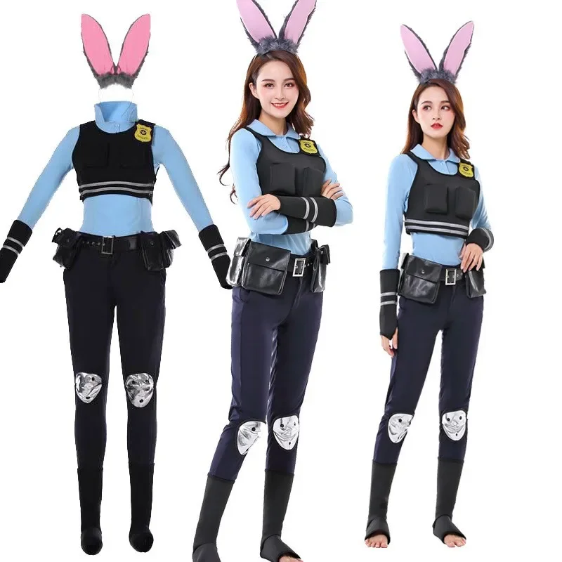 Halloween Hit Anime Zootopia Judy Rabbit Judy Rabbit Anthropomorphic Costume Cosplay Costume Cosplay Касплей Аниме