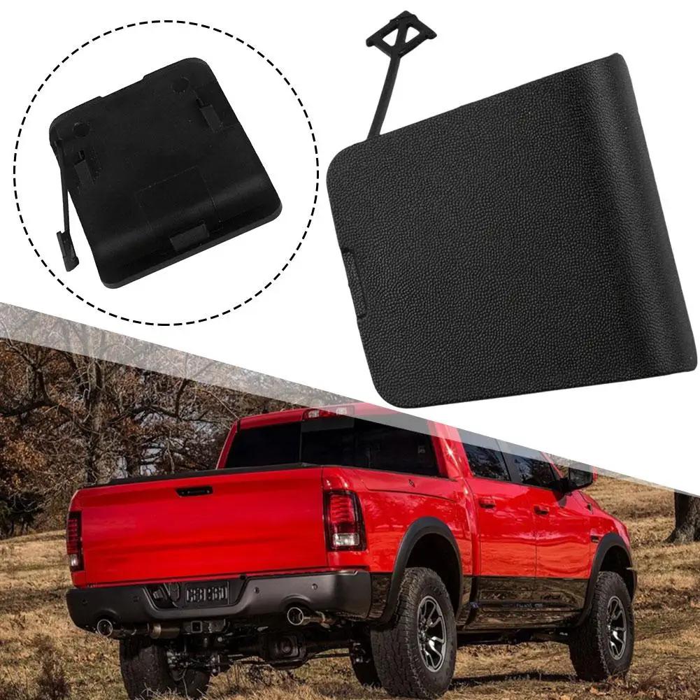 For RAM 1500 DT 2019-2024 68299112AC Black Body Style Hook Cover Tire Winch Accessories Cover Trailer Car Plastic Spare G5Z5