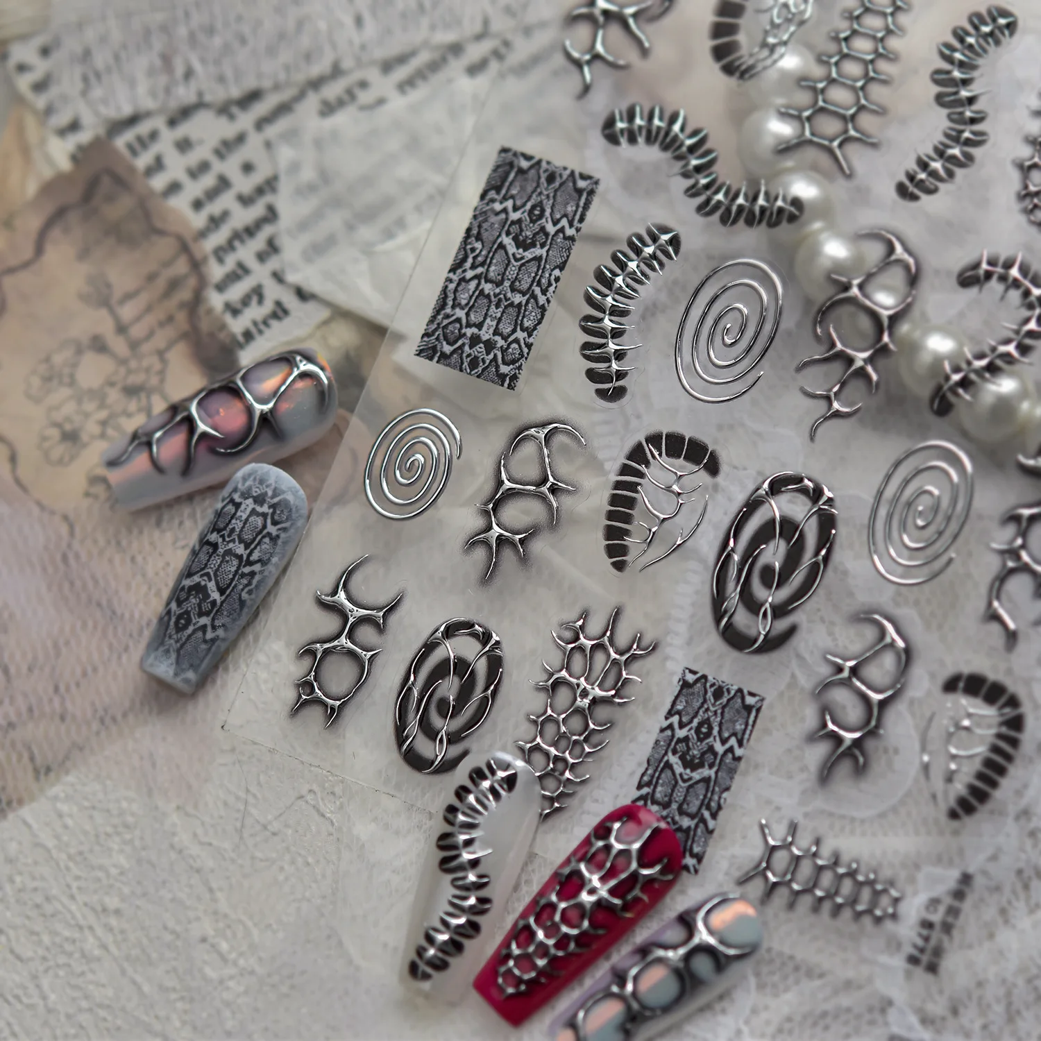 Stiker Seni Kuku Keren Punk Me - Nail Art Zelda ulasan dan harga