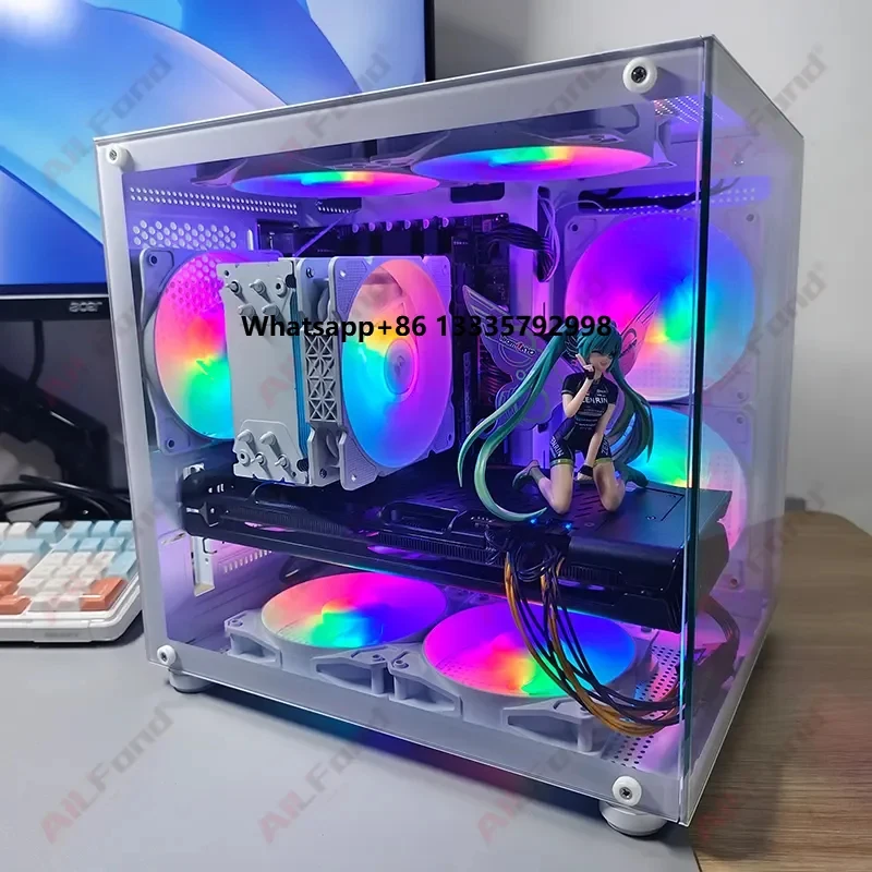 PC Gamer de Alto Rendimiento i5 12400 con 580 Gamer, Computadora de Escritorio Todo en Uno, Placa Base H610m