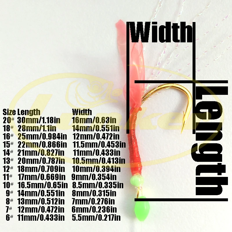 Lunker Sabiki Rig 6-Farben Gummi Salzwasser Angelköder Köder Glow Luminous Maruseigo Gold Makrele – Detail 2