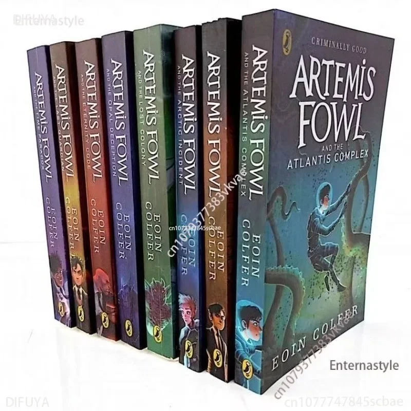 Artemis Fantasy Adventure Series 8 Volumes English Original Novel Artemis Fowl Brand New Version DIFUYA