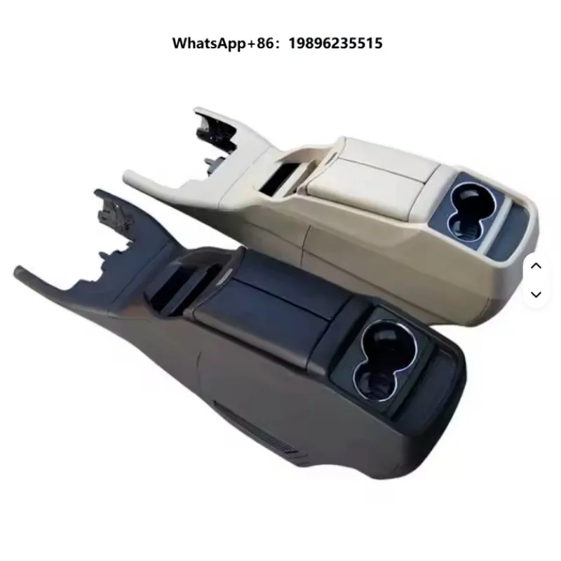 Leather Luxury Car Armrest Center Console Storage Box with USB Charger