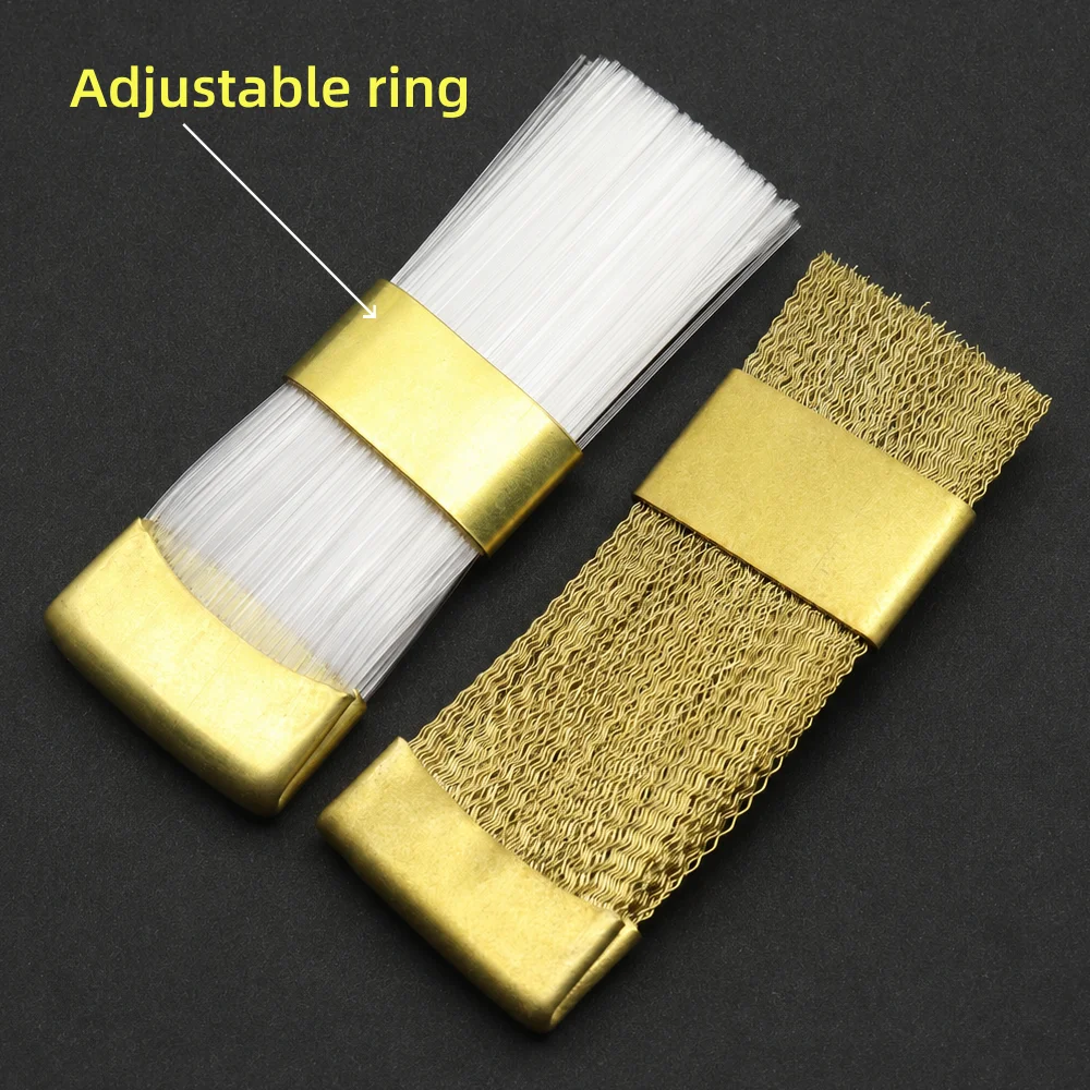 1Pcs Electric Nail Drill Bit Cleaning Brush - Brass Wire Or Nylon Bristle Manicure Pedicure Cleaner for Nail Drill Bits