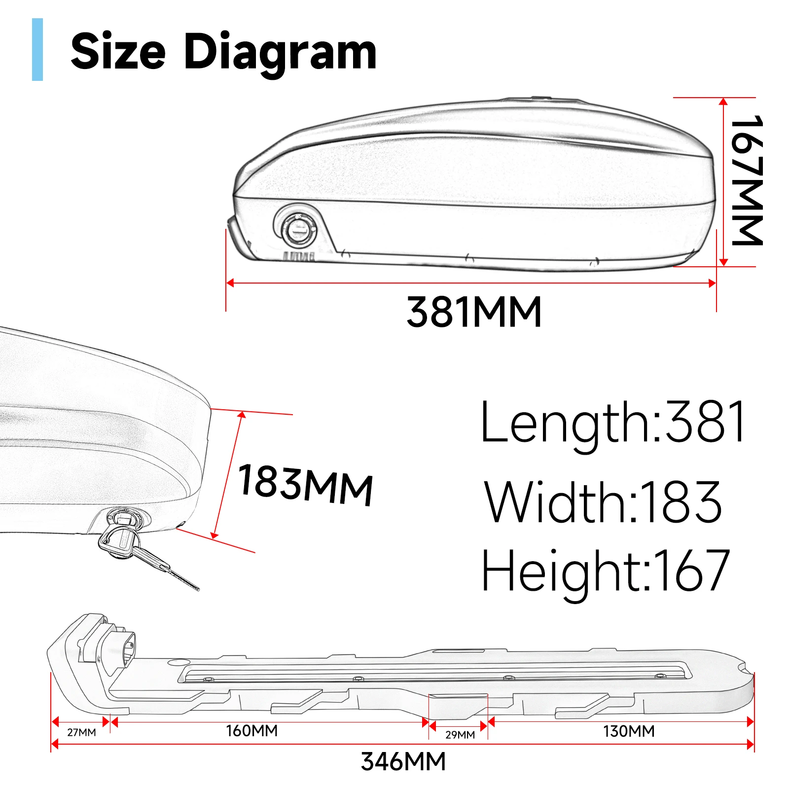 72v 20ah  21700 L-G Electric Bicycle Battery 48V 52V 36V 28.8Ah 30AH 33.6Ah 43.2Ah for 0 - 1500W Fit for Super Mileage Extension