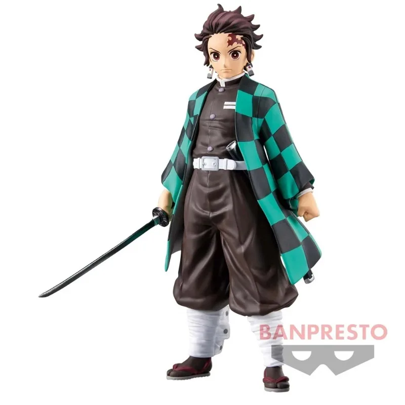 Bandai Original Banpresto Demon Slayer Kamado Nezuko Hashibira Inosuke Tokitou Muichirou Kanroji Mitsuri Anime Action Figure Toy