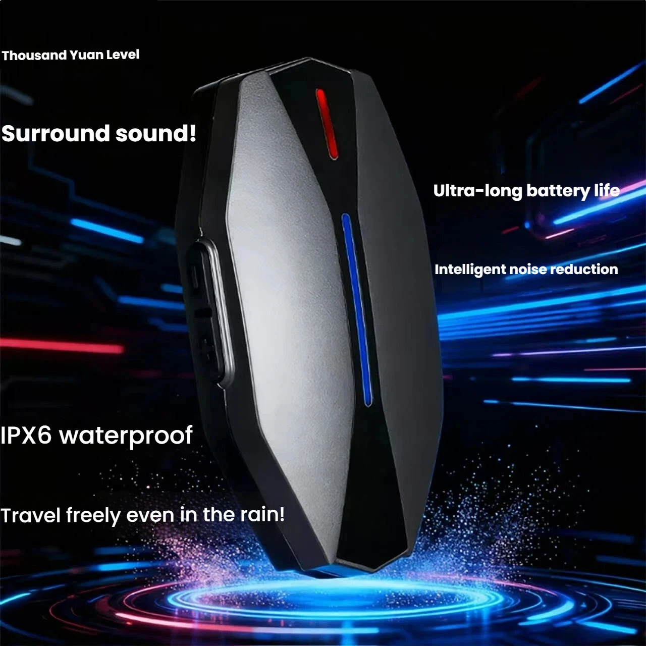 

Гарнитура премиум-класса F02 со встроенным Bluetooth для шумоподавления, четкое связь, расширенный срок службы батареи, водонепроницаемая конструкция,