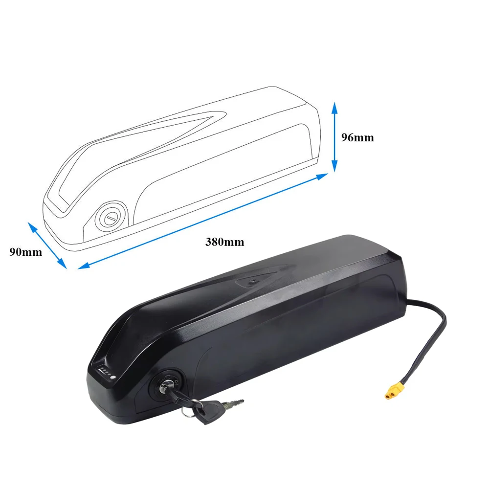 Caja de Batería para Bicicleta Eléctrica Hailong, 36v 48v, Caja para Batería de Bicicleta Eléctrica, 52 Piezas 65 Piezas 18650 para radrunner rad power