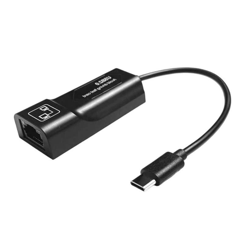 USB Type C to RJ45 LAN Ethernet Adapter for Speed ​​Speed ​​Wireds Networking Connection for Type C Advices