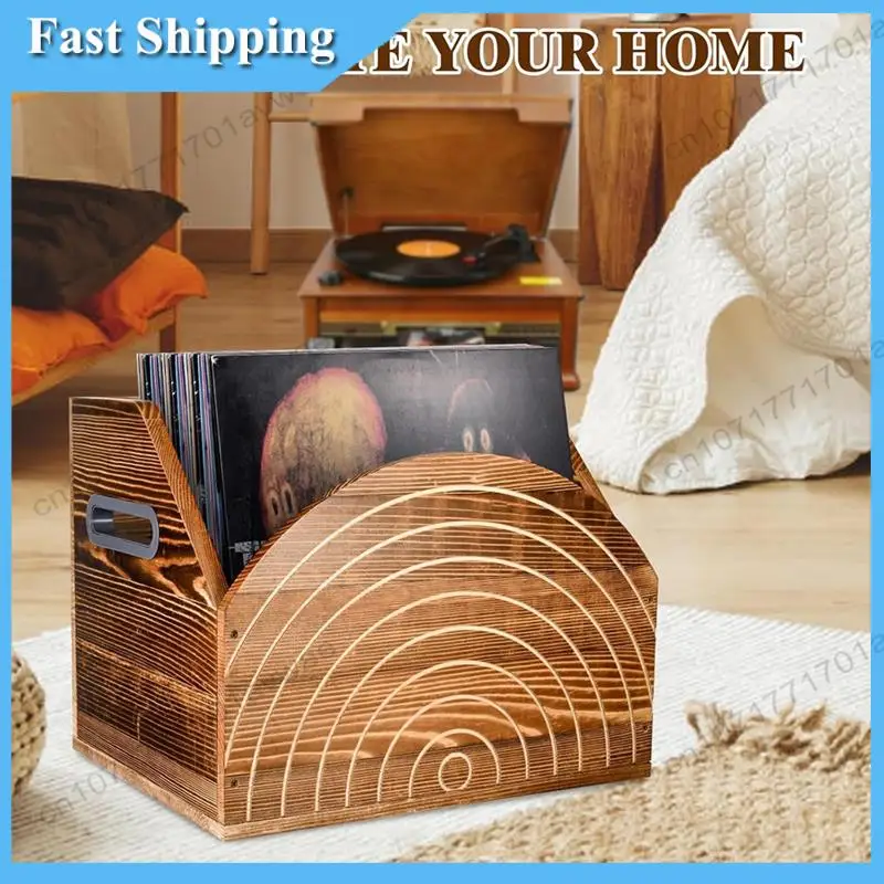 

Best Pick Holder Vinyl Record Album Holder Wood Record Stand Display For Records Collector Artistic