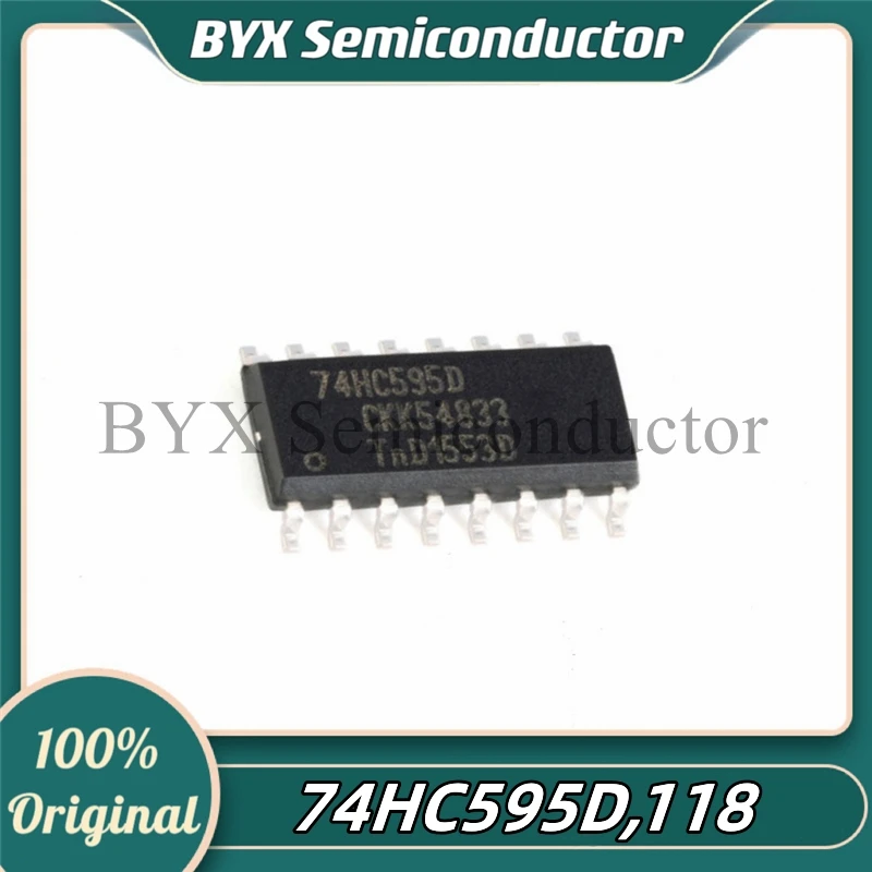 （10pcs/lots）74HC595D,118 Package: SOIC-16 74HC595D tristate output serial to serial or parallel shift register 100% original