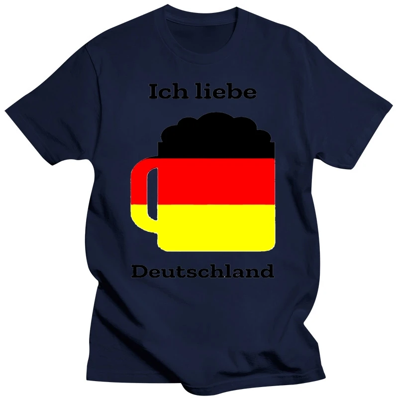 Ich Liebe Deutschland German Beer Oktoberfest Drink Alcohol Funny T Shirt Festive Tee Shirt