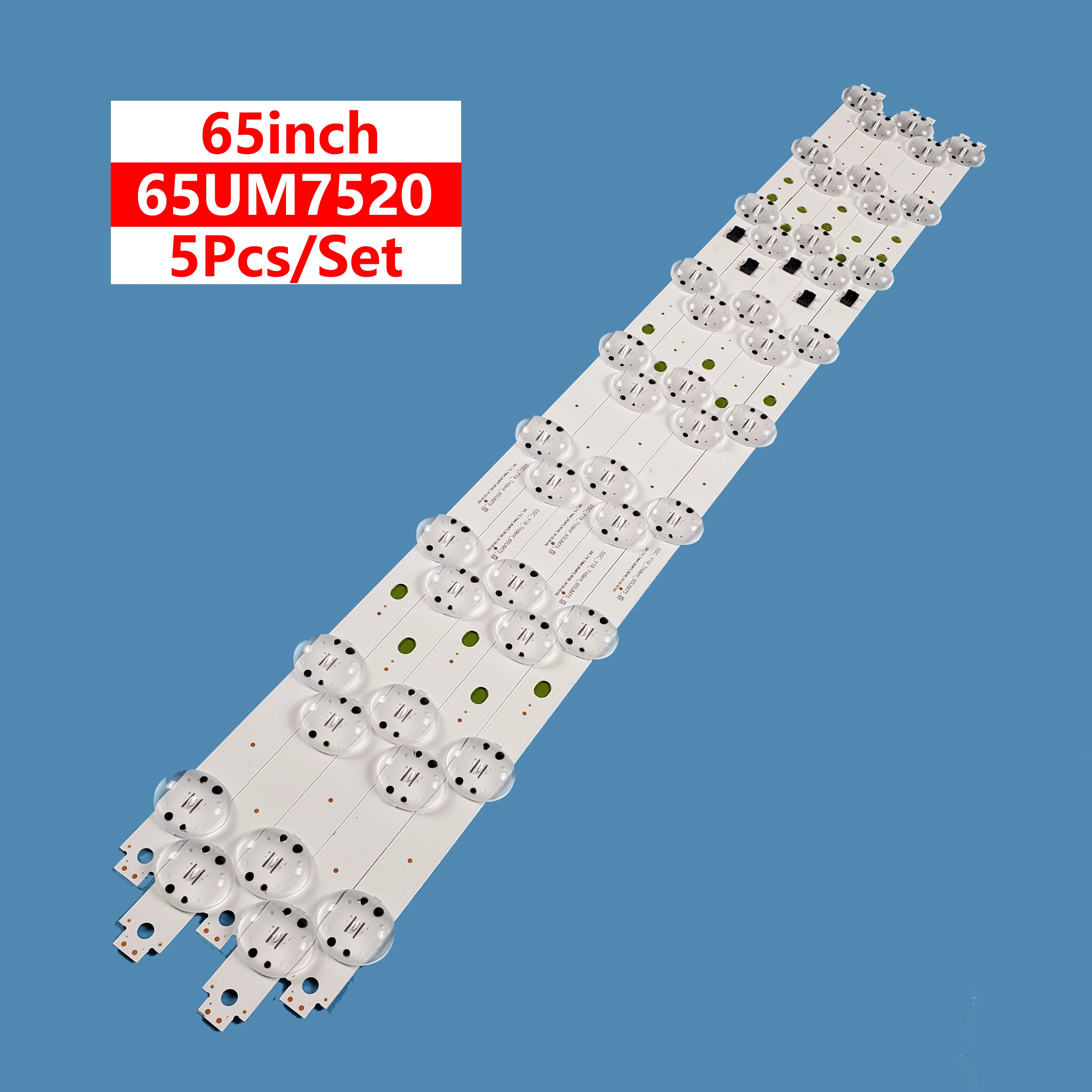 

LED Backlight Strips SSC_Y19_TRIDENT_65UM75_S for LG 65UM7520 65UM671COSB 65UM7600 65UM7650 65LG75CMECB