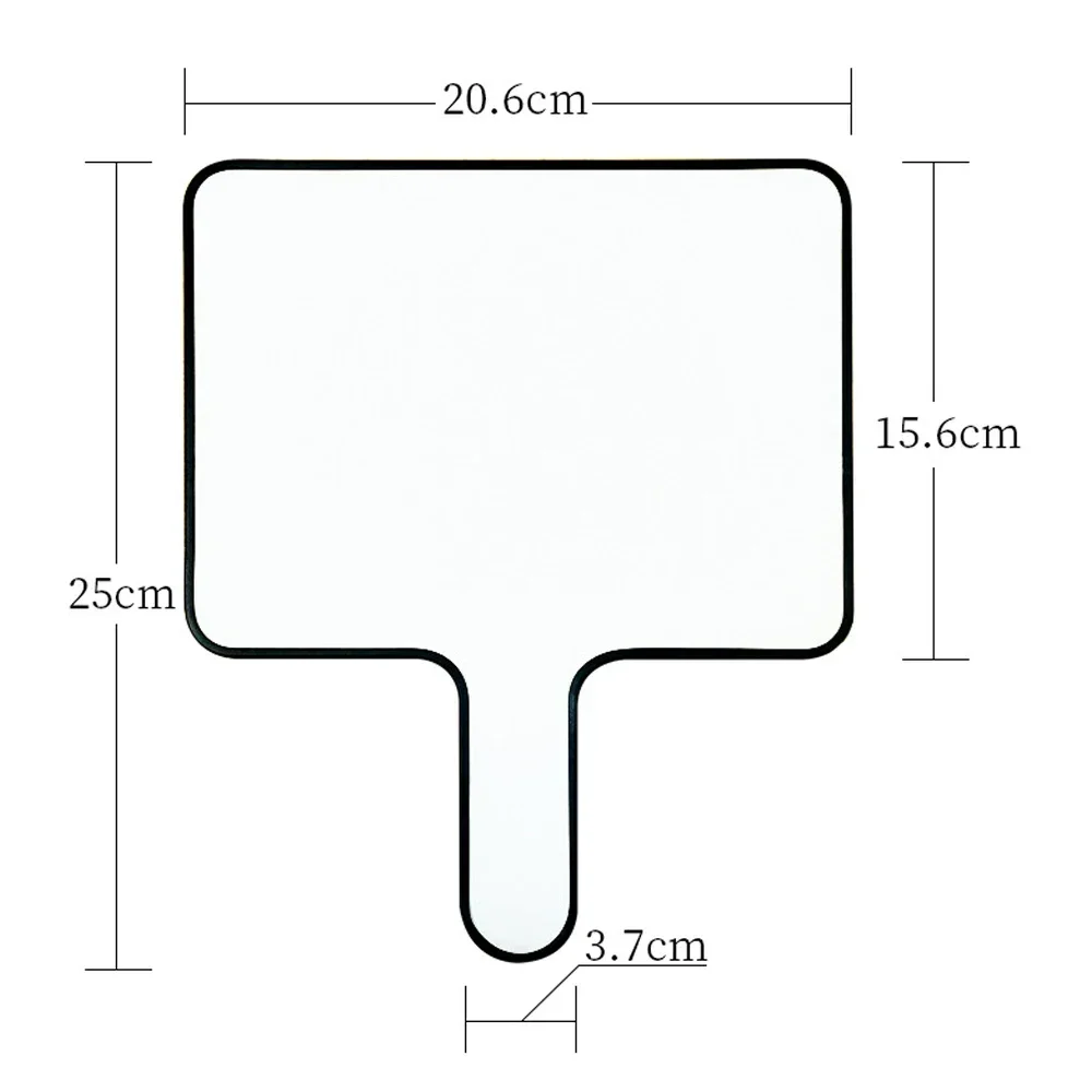 Dry Erase Answer Paddle Quick Response Handheld White Board with Handle Double-Sided Whiteboards 8\