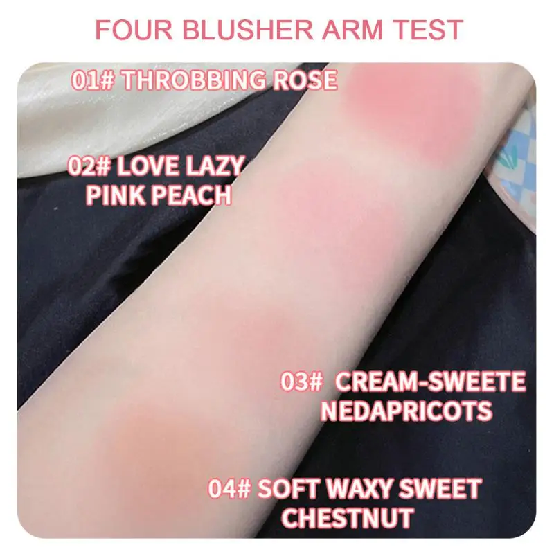 Double-ended Blush Stick Zacht Gezicht Verhelderende Contouren Schaduw Blusher Poeder Perzik Roze Wang Tint Vrouwen Make-Up Cosmetische