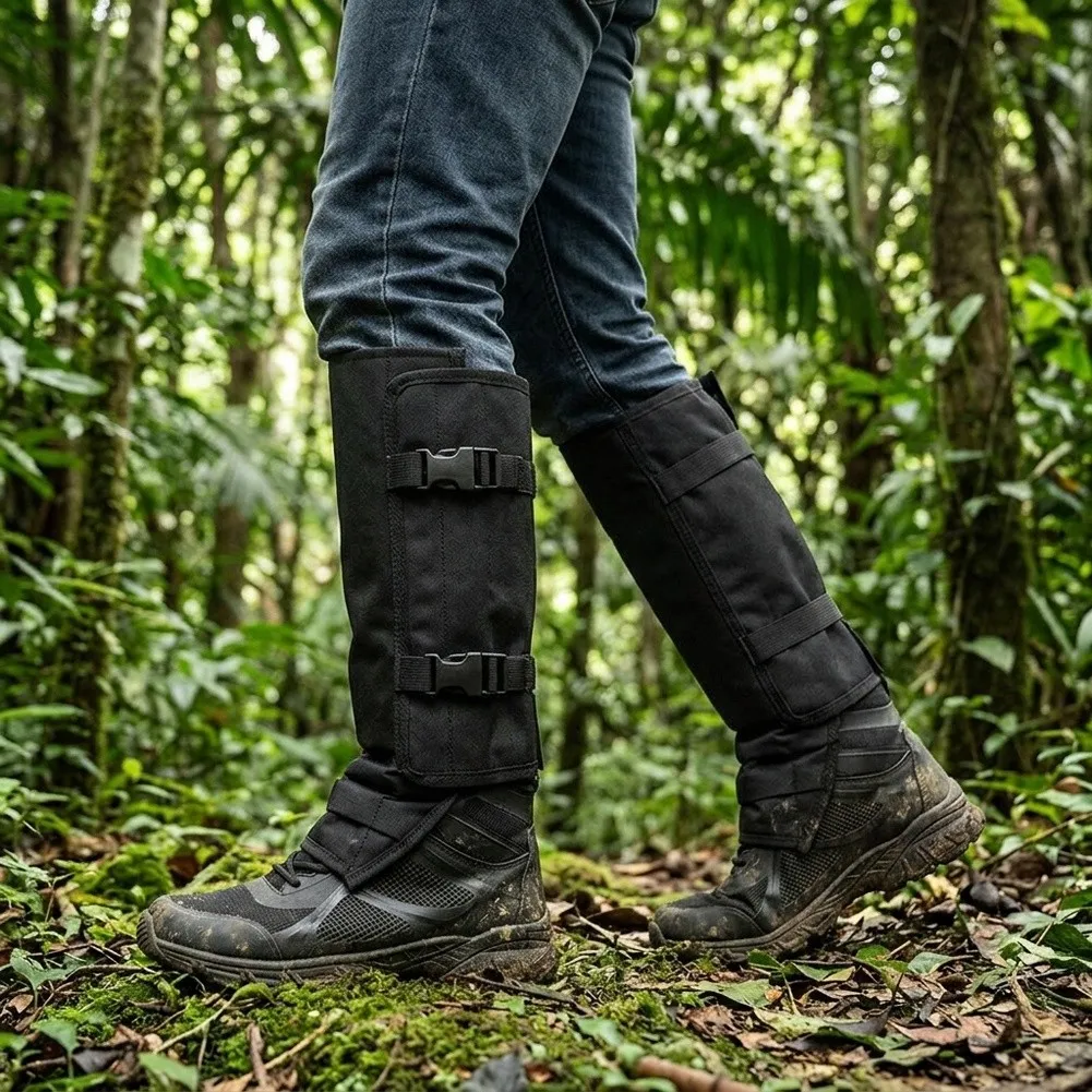 Reliable Leg Protection Gaiters for Outdoor Pursuits - Made of Oxford Cloth with PP Lining for Long-Lasting Performance