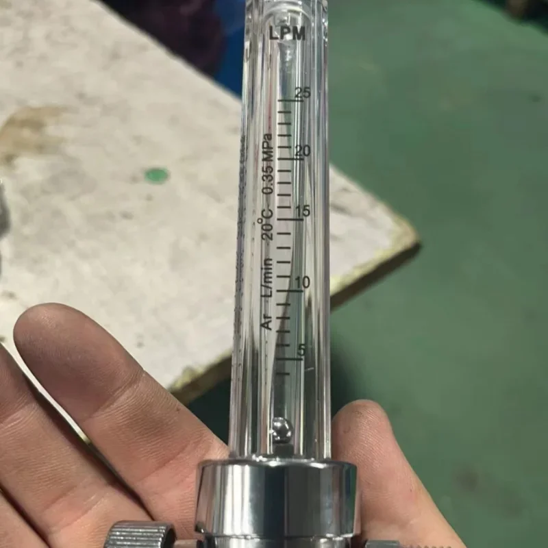 مقياس تدفق الخيط المستقيم ، مطلي بالكامل بالكروم والنحاس ، 90 درجة ، NPT1 ، 4 أنبوب تدفق مدخل ، AR CO2 ، Pass-throme ، #4