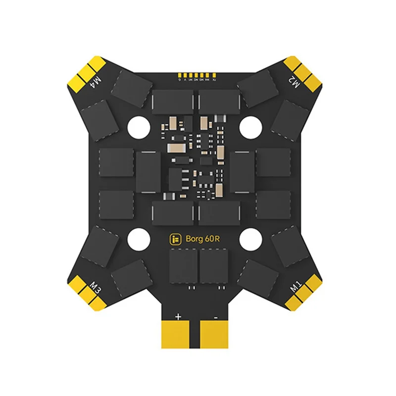 AA87 Borg 60R BL32 ESC 60A 4-8S STM32G071N 20X20 Módulo anti-ignição integrado para peças de drone RC de corrida FPV