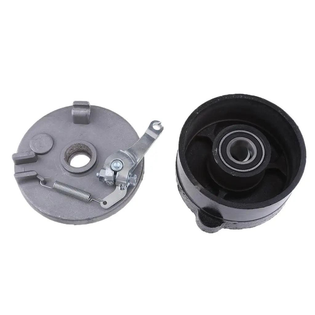 

3 Stud Drum Brake Housing Wheel Hub + Shoes ATV Dirt Bike Gokart Buggy