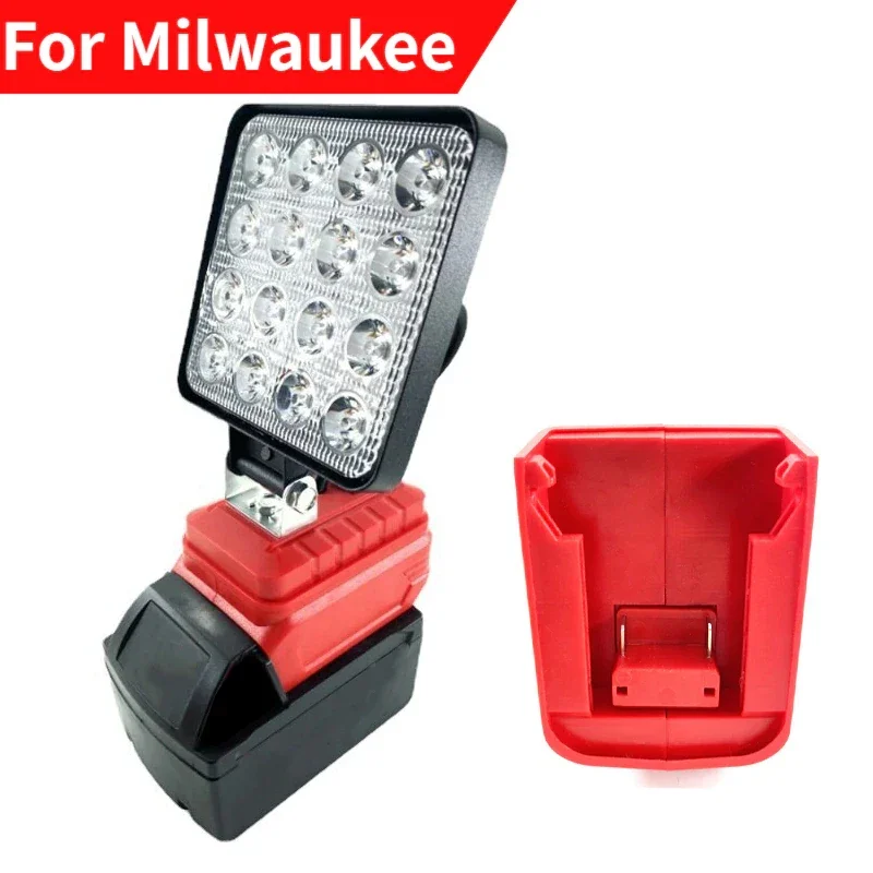 4 inch Wireless LED Work Light Spotlight For Milwaukee M&18 18V 18W Lithium Batteries Outside Working Tools Camping Supplies