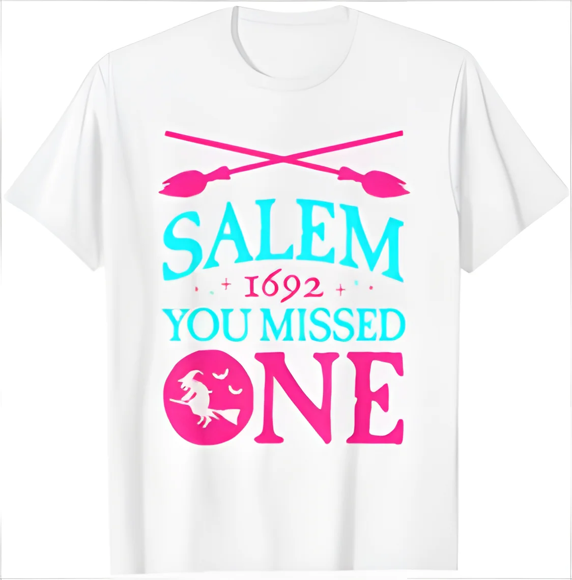 Salem Witch Trials 1692 You Missed One Witch Halloween T-Shirt