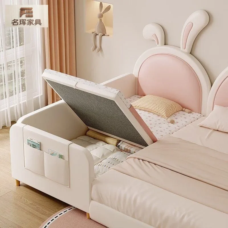 for High Value Children Bed Single Bed Girl Boy Princess Bedside Widened Small Bed Guardrail Baby Splicing Big