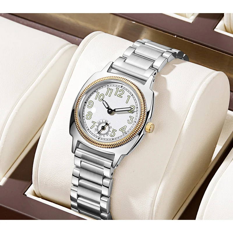 Original Japanese Style Antique Quartz Watches Men And Women Models Fashionable Niche Artistic Steel Band Romantic Couple Watch