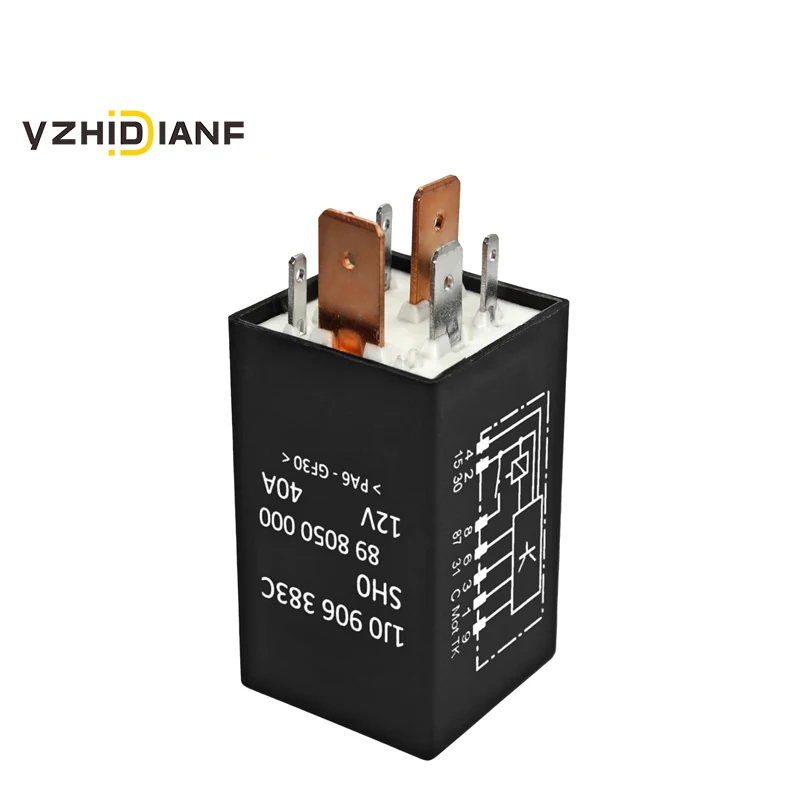 1x Auto Parts 7-Pin Fuel Pump Relay 1J0906383B 1J0906383 1J0906383C for Audi VW Volkswagen Jetta Golf Passat GTI MK4 Beetle