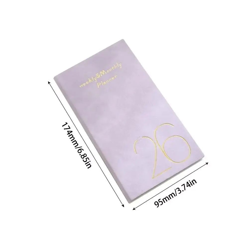 สมุดแพลนเนอร์ A6 365 วัน สมุดบันทึกวางแผนรายวันเพื่อเพิ่มประสิทธิภาพ พร้อมตัวเตือน ภาษาอังกฤษ สมุดบันทึกกิจวัตรประจำวัน รายการสิ่งที่ต้องทำ สมุดวางแผนสีสันสดใส