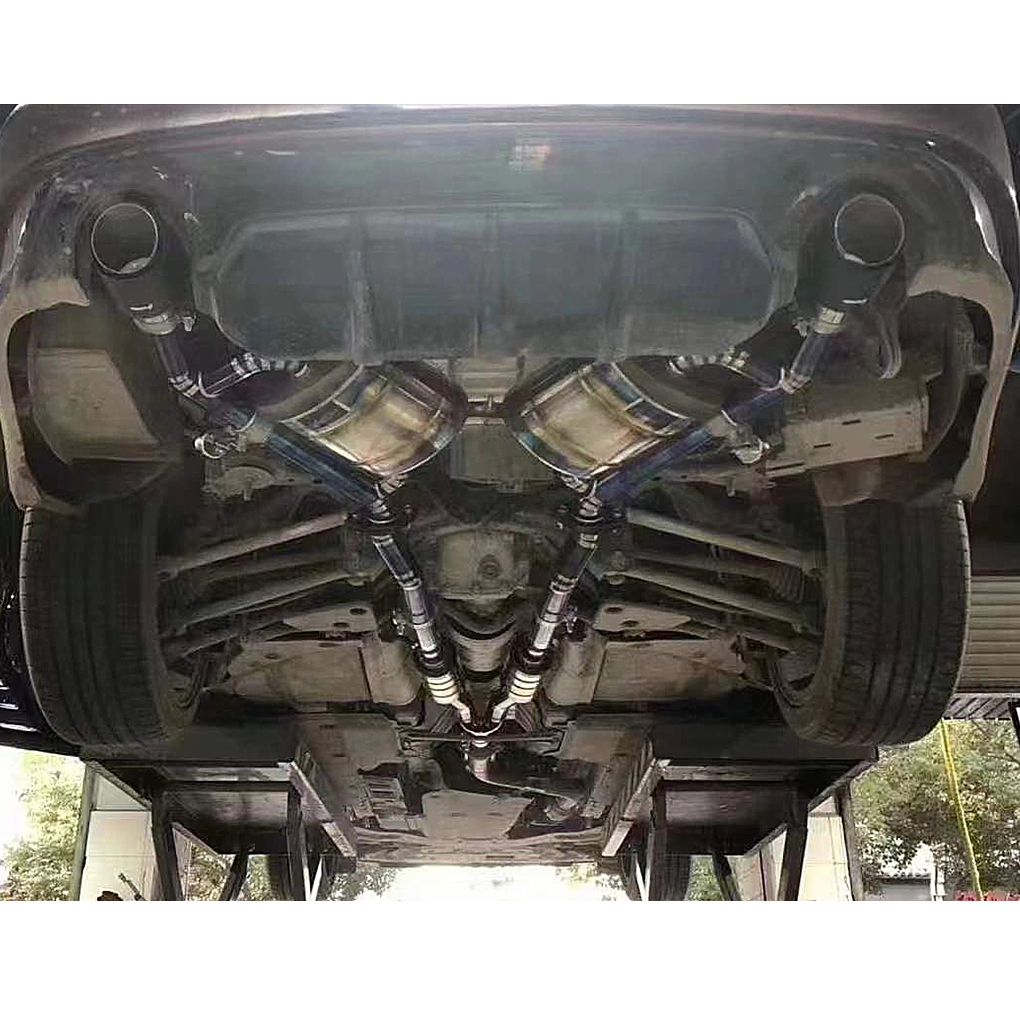 عادم أداء WRAX لسيارة إنفينيتي Q50 Q50L 2.0T من التيتانيوم مع اختيار الصمامات يدعم التخصيص