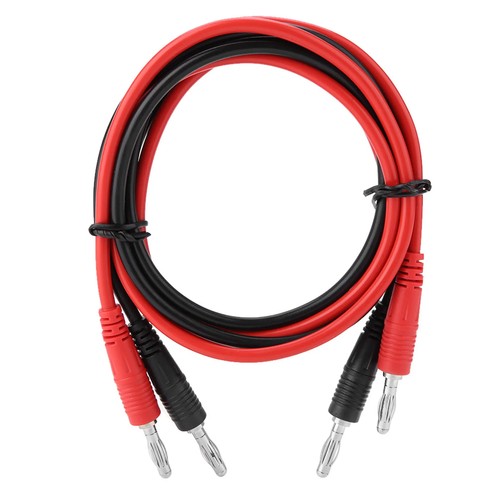 P1041 2 Stück 4 mm Bananenstecker auf Bananenstecker Testkabel Prüfspitze Multimeter Prüfkabel