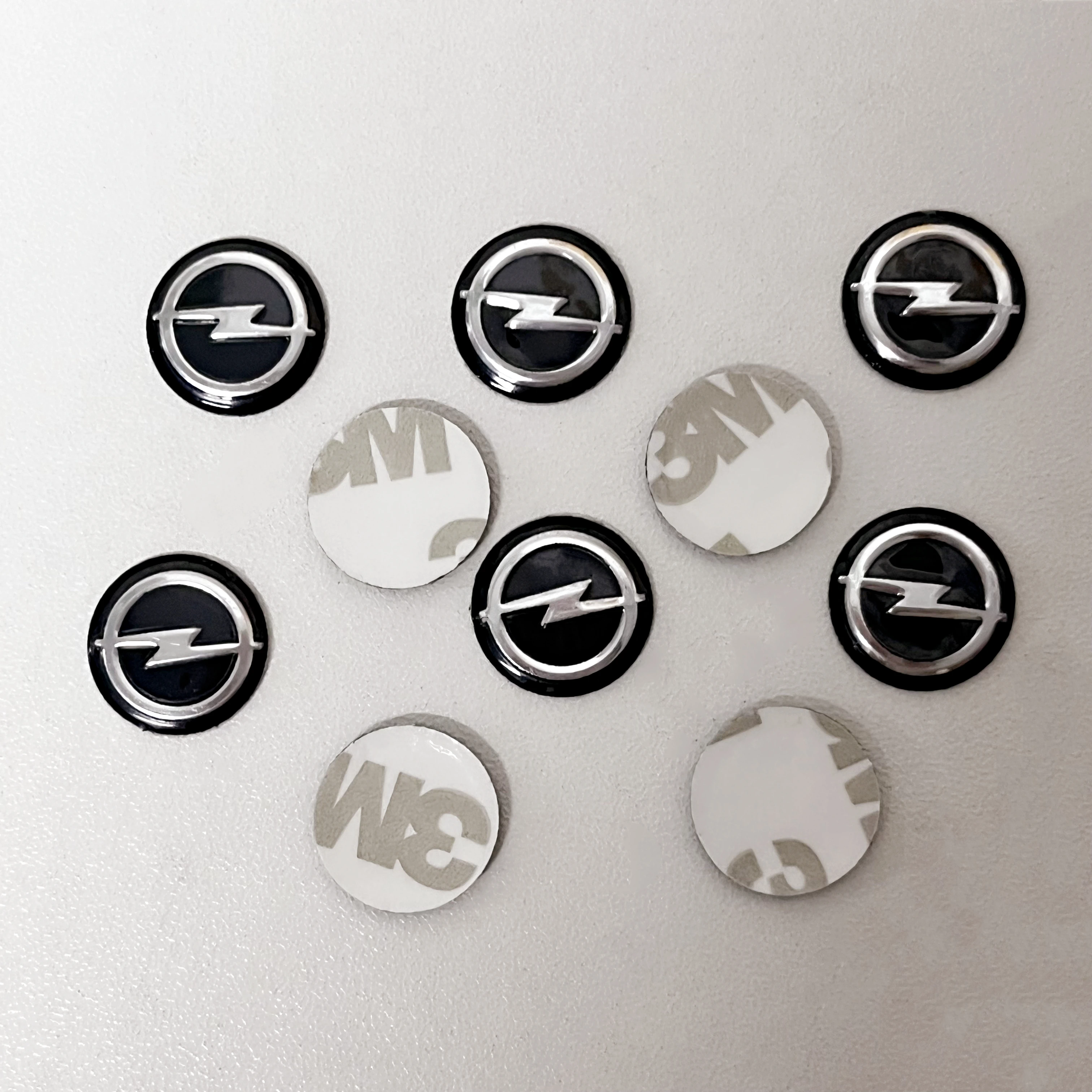2pcs/5pcs 14mm Aluminum Car Key Sticker Badge Emblem Replacement For Opel Astra Insignia Mokka Zafira Corsa Vectra Antara Meriva