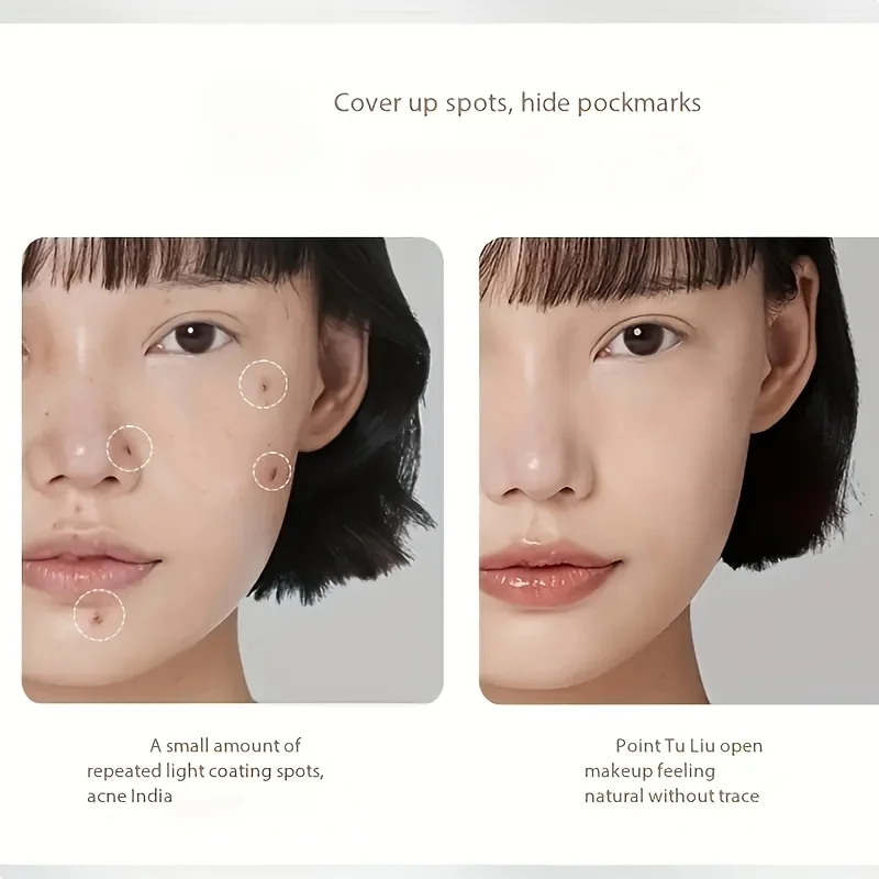 ペンシルチップコンシーラーブラシ精密メイクブラシ目の下のほうれい線をカバーするコンシーラークリーム詳細女性美容ツール ﻿