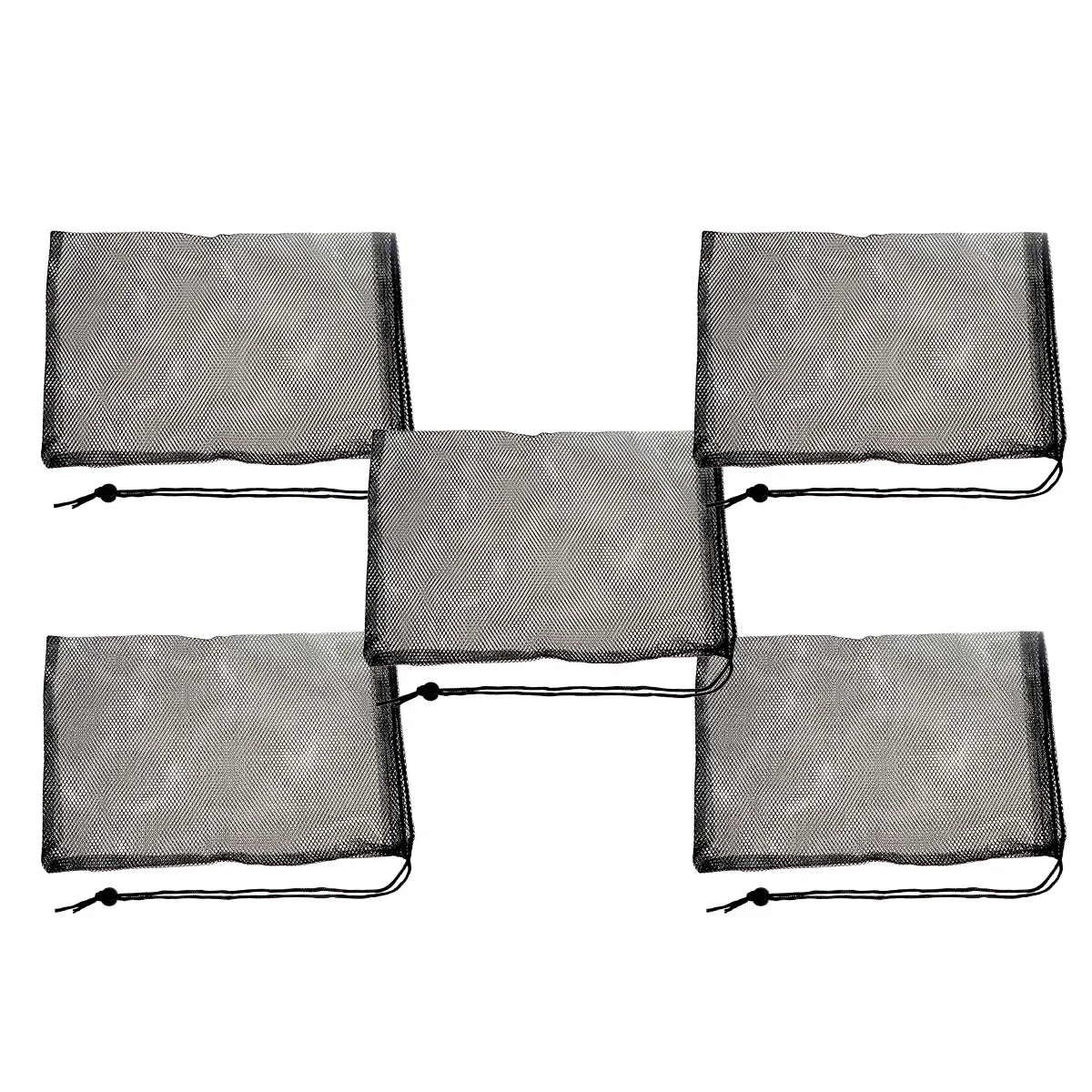 10pcs Fish Tank Filter Bags Aquarium Mesh Drain Bag Polyester Reusable For Cleaning Detritus Debris Waste Removal Fish Tank