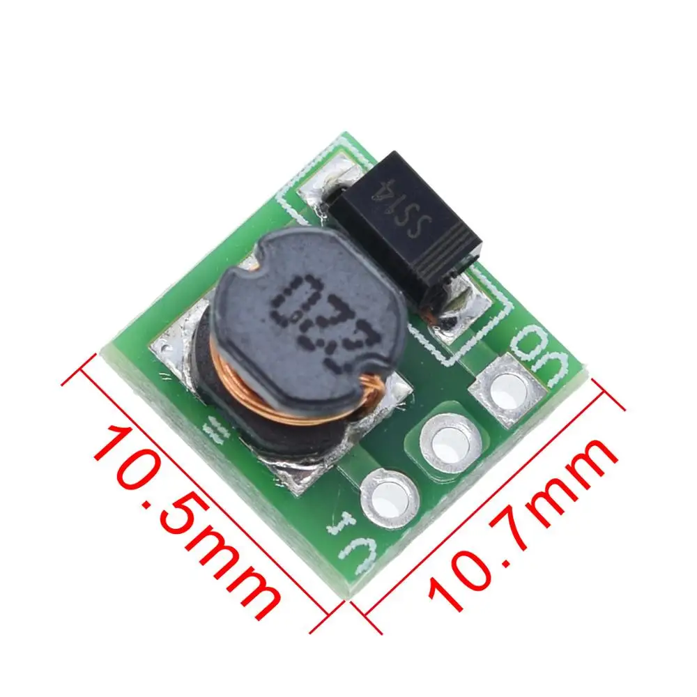 TZT 1/5PCS 0.9-5V To 5V DC-DC Step-Up Power Module Voltage Boost Converter Board 1.5V 1.8V 2.5V 3V 3.3V 3.7V 4.2V To 5V