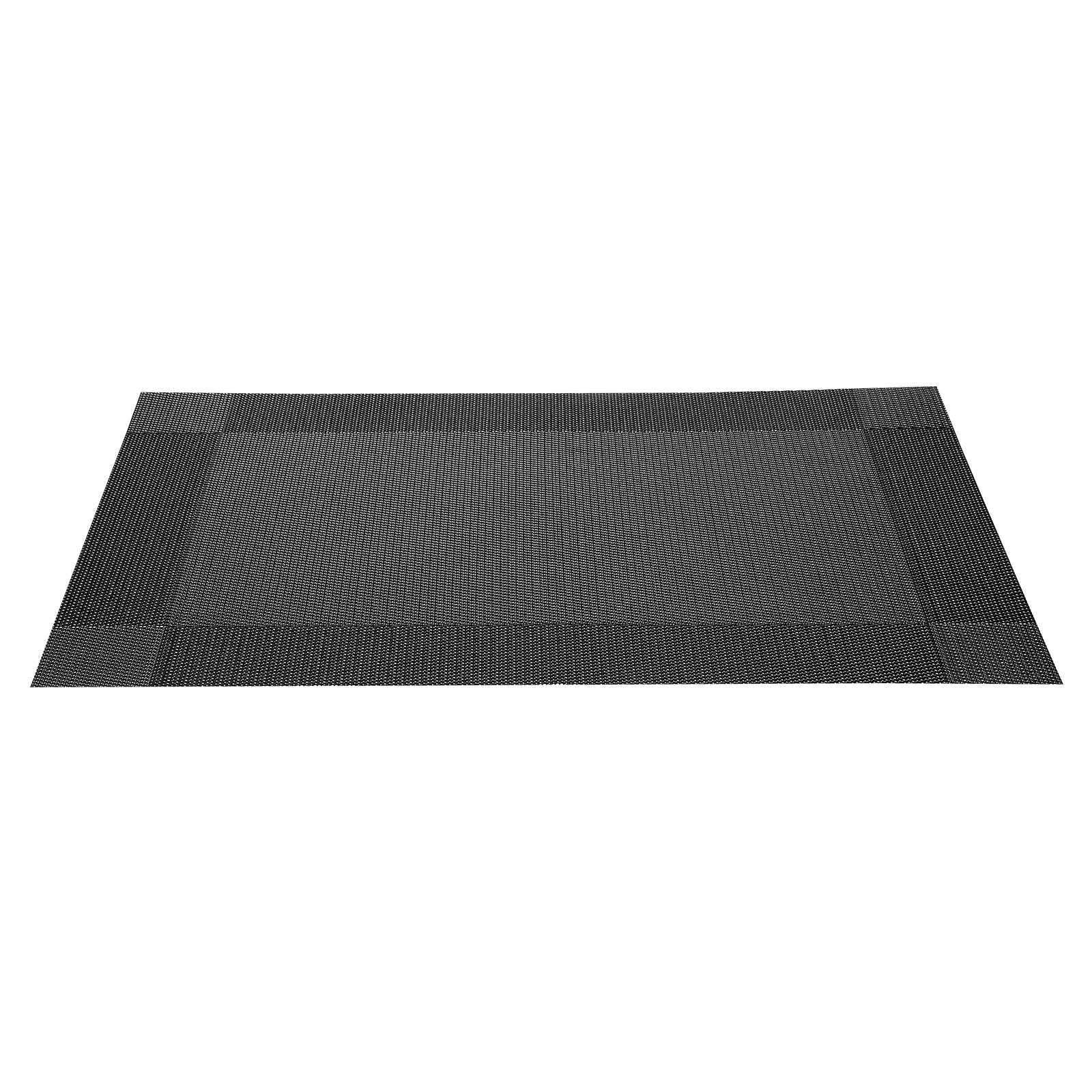 

Black Table Mat PVC Placemats Waterproof Dining Mats Heat Resistant Nonwash Oil Proof Kitchen Restaurant Home Use