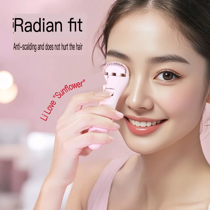 Wireless Electric Eyelash Curler for Girls - Portable Electric Eyelash Curling Device with Heating Function for Beautiful Lashes