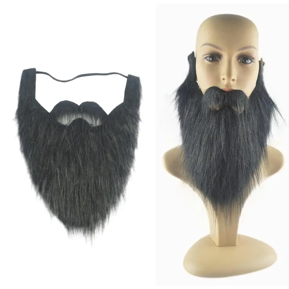 Self Adhesive Mustache False Beards Cosplay Simulation Halloween Costumes for Adults