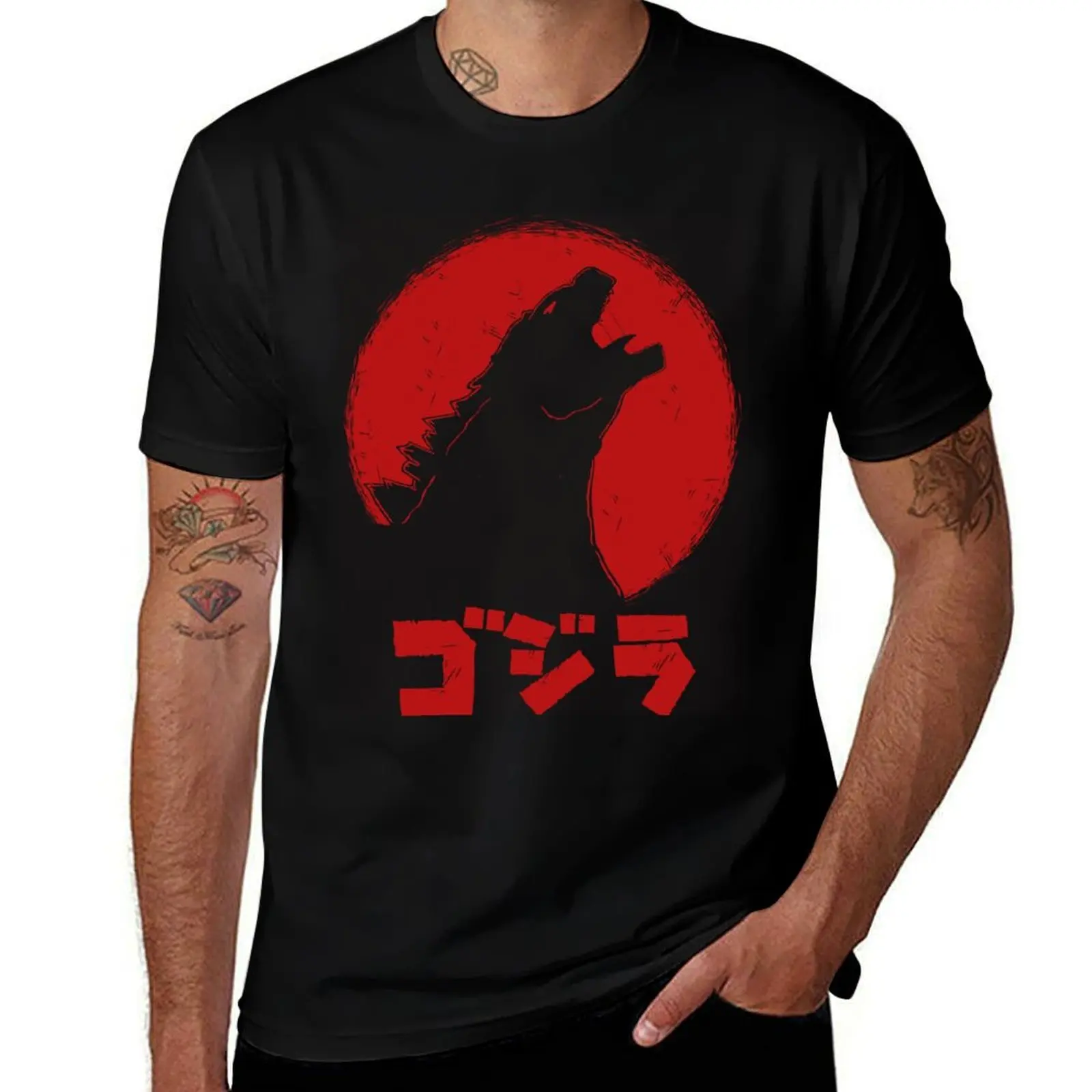 

king of monsters T-Shirt man t shirts for men t shirts for man cotton soft