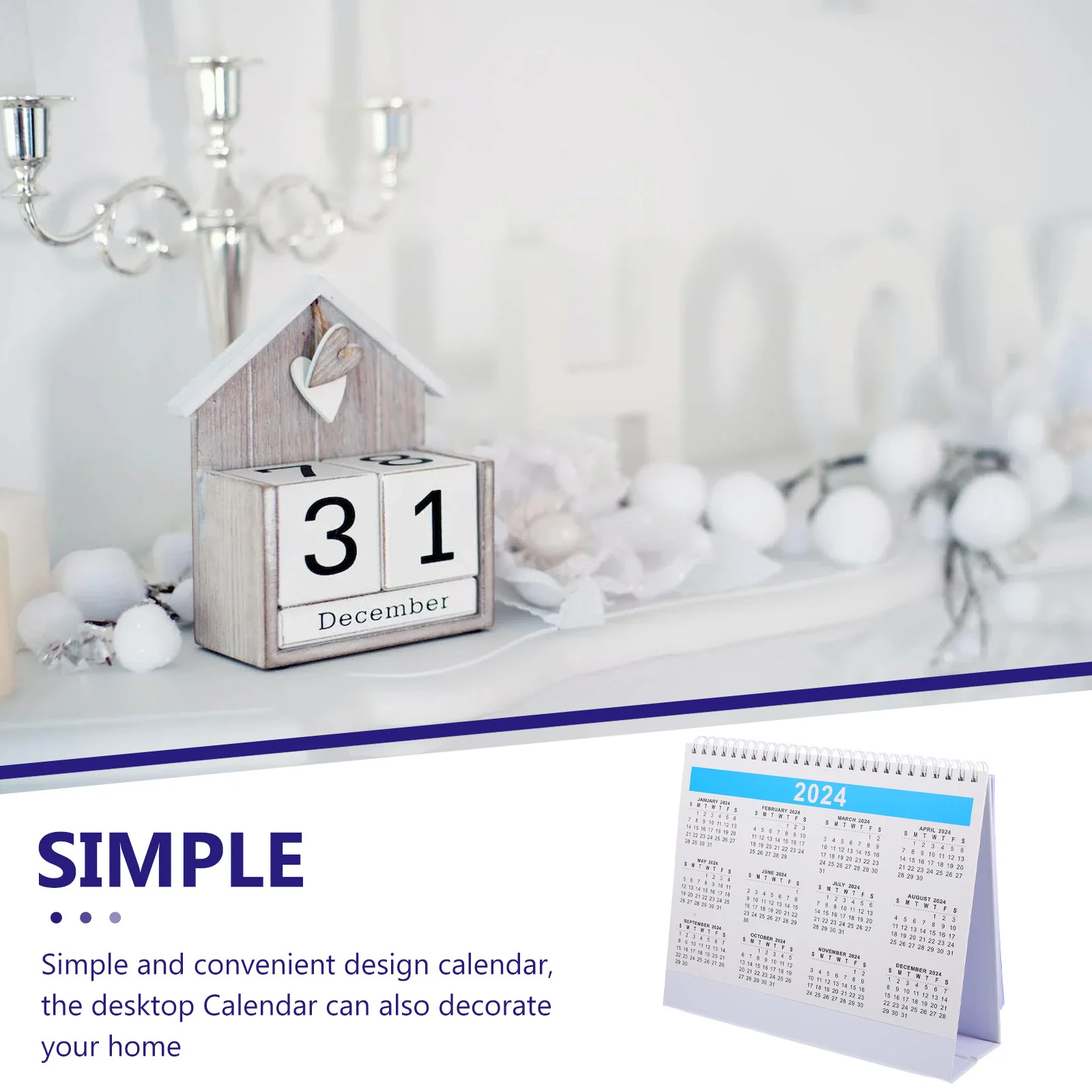 

Креативный настольный календарь для ежедневного использования, простой календарь для домашнего офиса, настольный органайзер для ежемесячных заметок, офисные принадлежности