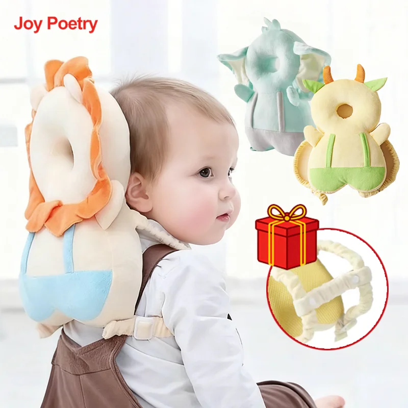 

Cartoon Toddler Baby Head Protector Backpack Anti-fall Pillow Safety Pad Cushion Back Corner Edge Prevent Injured Security Headg