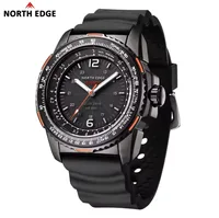 NORTH EDGE PHOTON-reloj militar Digital para hombre, resistente al agua hasta 50M, relojes de pulsera deportivos para hombre, reloj luminoso con energía Solar