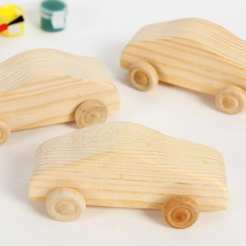 

1Pcs Wooden Mini Car DIY Painting Creative Crafts Sanded Smooth Surface Perfect for Kindergarten Home Classroom Decoration
